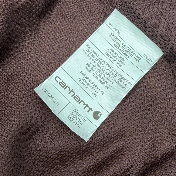 Carhartt WOMEN'S BOMBER JACKET - RELAXED FIT - RUGGED FLEX size medium - Picture 8 of 8